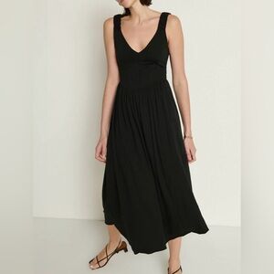 Nation Ltd Celine Midi Dress - Jet Black